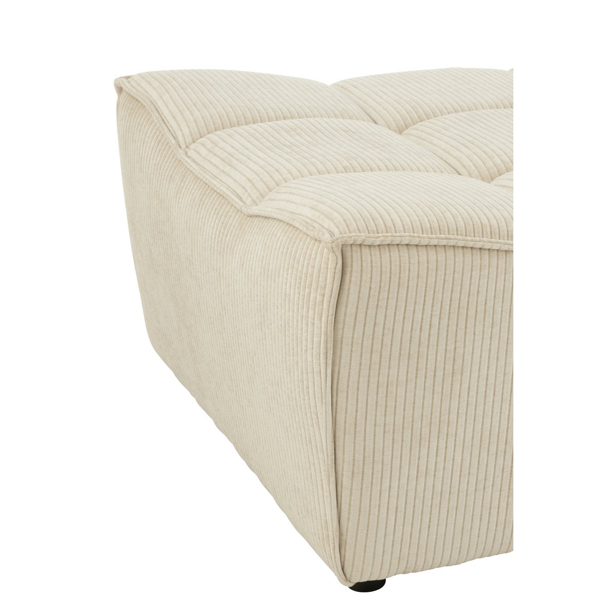 Pouf J-Line Grid, mise en situation dans un salon moderne