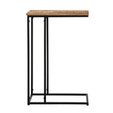 Tableau de la table d'appoint en bois d'ordinateur portable 25x60x40cm