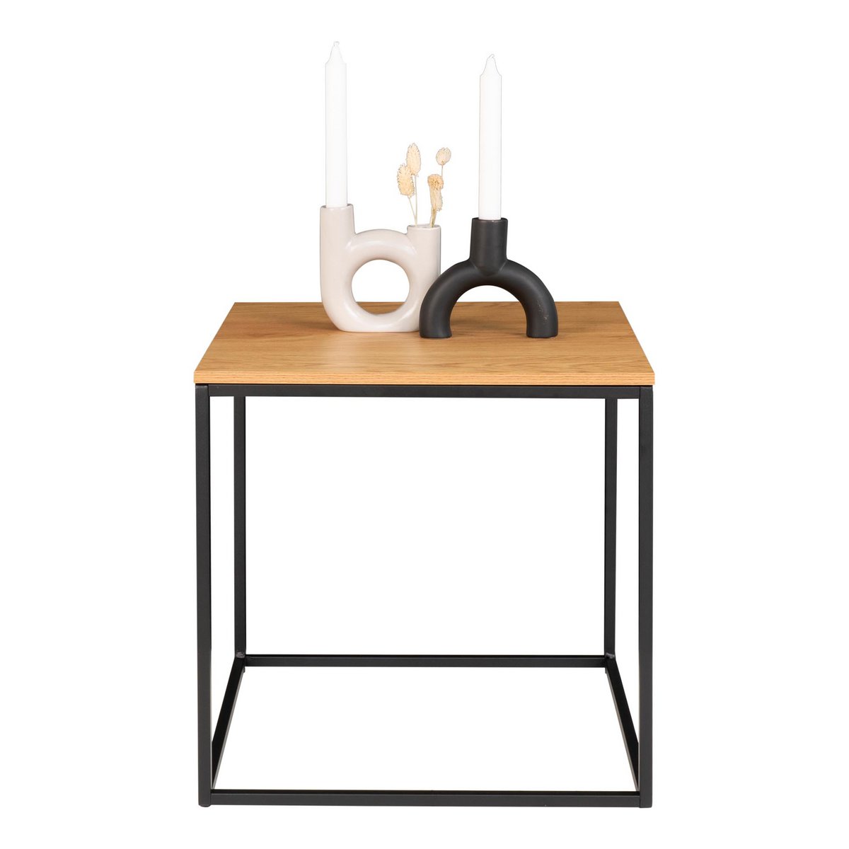 Table d'appoint Vita dans un salon moderne, ambiance chaleureuse