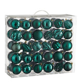 Set boules de Noël Boules incassables Vert foncé