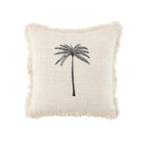 La Housse de Coussin Gili Palm - Noir Naturel