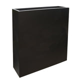Cache-pot en bois MDF noir brillant