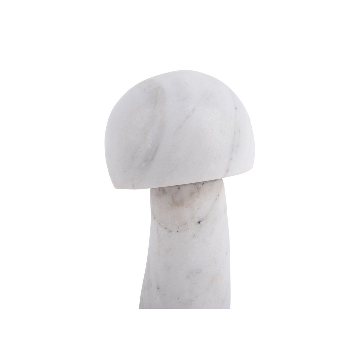 Statue Champignon Petit en marbre vert foncé, vue de côté