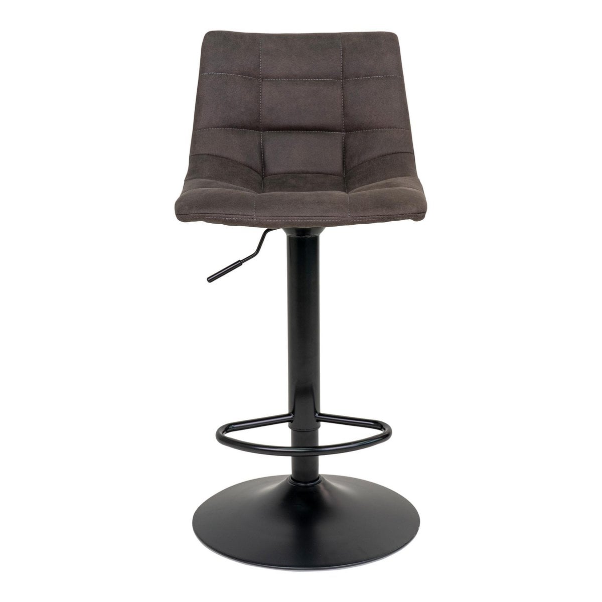 Détail du revêtement en microfibre de la chaise de bar Middelfart