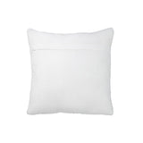 Coussin J-Line métallisé argent avec texture élégante