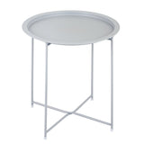 Tableuse Ø 47 H 51 2. Choisissez la table de balcon de table de jardin Terasses Table Round Alberta Metal Small Ver