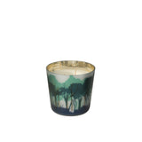 Bougie parfumée J-Line Noa Bos en vert avec une finition élégante.