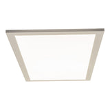 Panneau d'assemblage LED "Nicola", lampe de montage en métal et en plastique avec des LED fermement construites en blanc neutre, panneau pour l'intérieur de 29,5 x59,5 cm