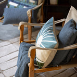 Coussin recyclé Maia Plomb 45 x 45