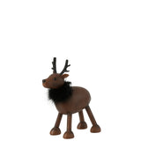 Détail de la figurine cerf J-Line, finition élégante en résine