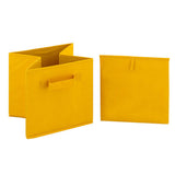 Boîtes de rangement Boîte de pliage pliable 26x26x26 cm 6 -pack Boîte de rangement carré