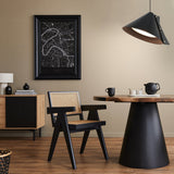 Suspension Silence M D40cm cuir revalorisé