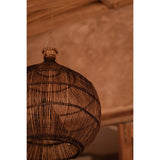 Lampe Suspendue Desert Gourd - Noyer Foncé - M