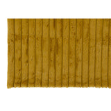 Détail du tissu en velours côtelé ocre du plaid J-Line