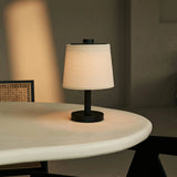 Lampe rechargeable en bois noir Rover