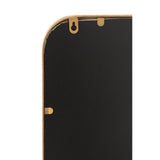 J-Line miroir Mona Rectangulaire - fer/verre - or - 119,5 x 40,5 cm