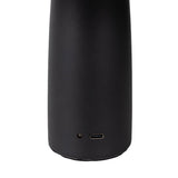 «PilU" de la tablette sans fil, 16,5 cm de haut, au-dessus de Ø de 15 cm, métal en noir, plastique blanc, LED intégrée, 280 lumens, dimmable par capteur tactile, blanc chaud blanc
