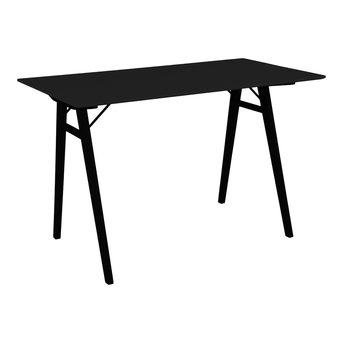 Bureau Vojens Noir, vue de face avec finition moderne