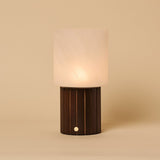 Lampe de table rechargeable marron foncé Ingmar