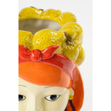 Pot de fleurs Funny Yellow Mica Decorations - Design ludique et coloré