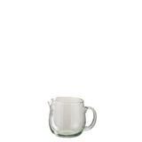 Carafe Ella en verre transparent de J-Line, design épuré et élégant