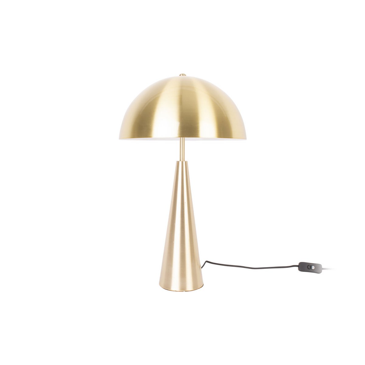 Lampe de Table Sublime de Leitmotiv en fer avec courbe élégante