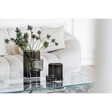 Vase en verre FUSION 20 Gris - Design innovant et élégant