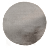 Tapis moelleux autour de gris 160x160cm