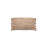 Housse de coussin Oh My Gee beige vue de face, texture douce