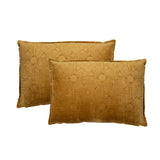 Coussin velours Donna moutarde 60x40