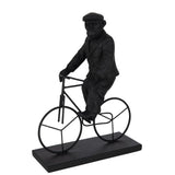 Décoration J-Lline Vélo Poly Noir - Vue avant avec détails raffinés