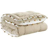 Édredon uni Gastounet Sienne 160 x 160
