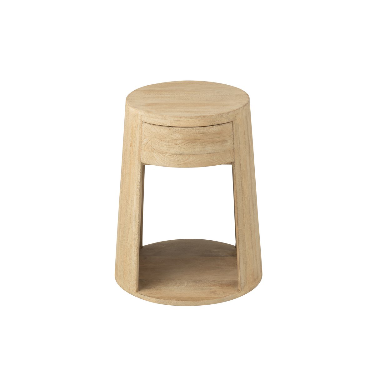Détail du bois de la table d'appoint J-Line