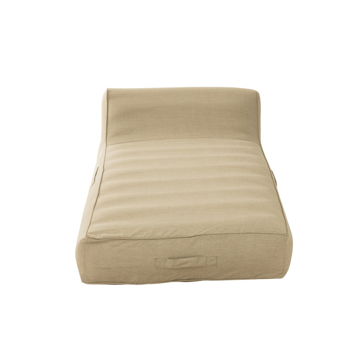 Vue latérale du matelas Hélène Beige montrant les détails