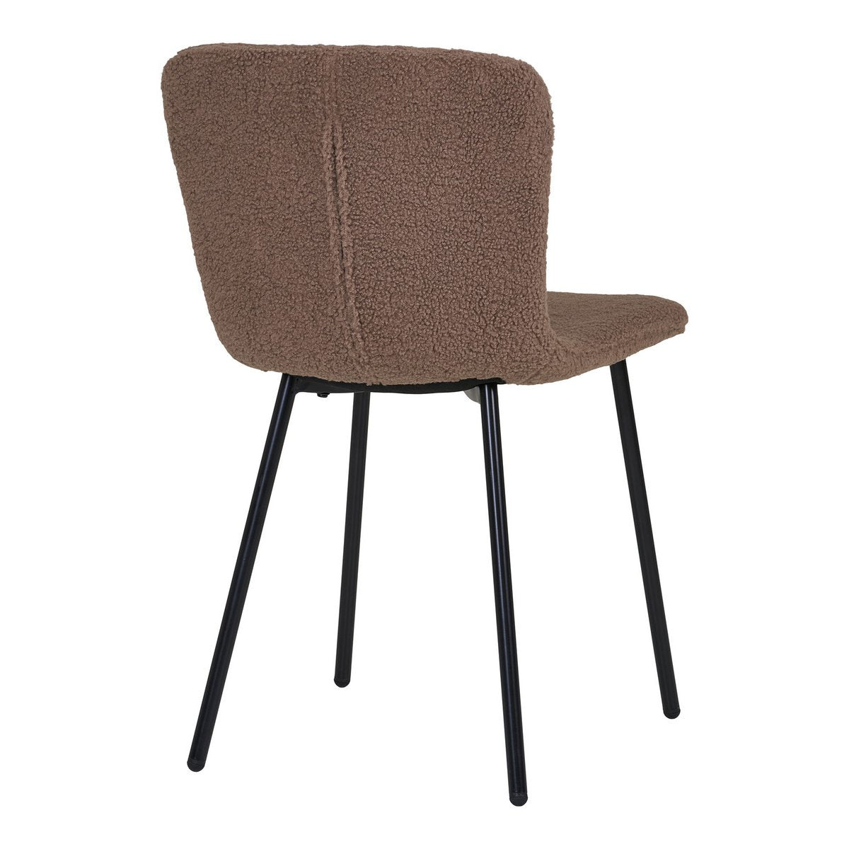 Zoom sur le revêtement moelleux de la chaise Halden