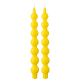 Bougies J-Line jaune fluo, ambiance chaleureuse et élégante