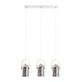 3e pendule "verre" l: 58 cm