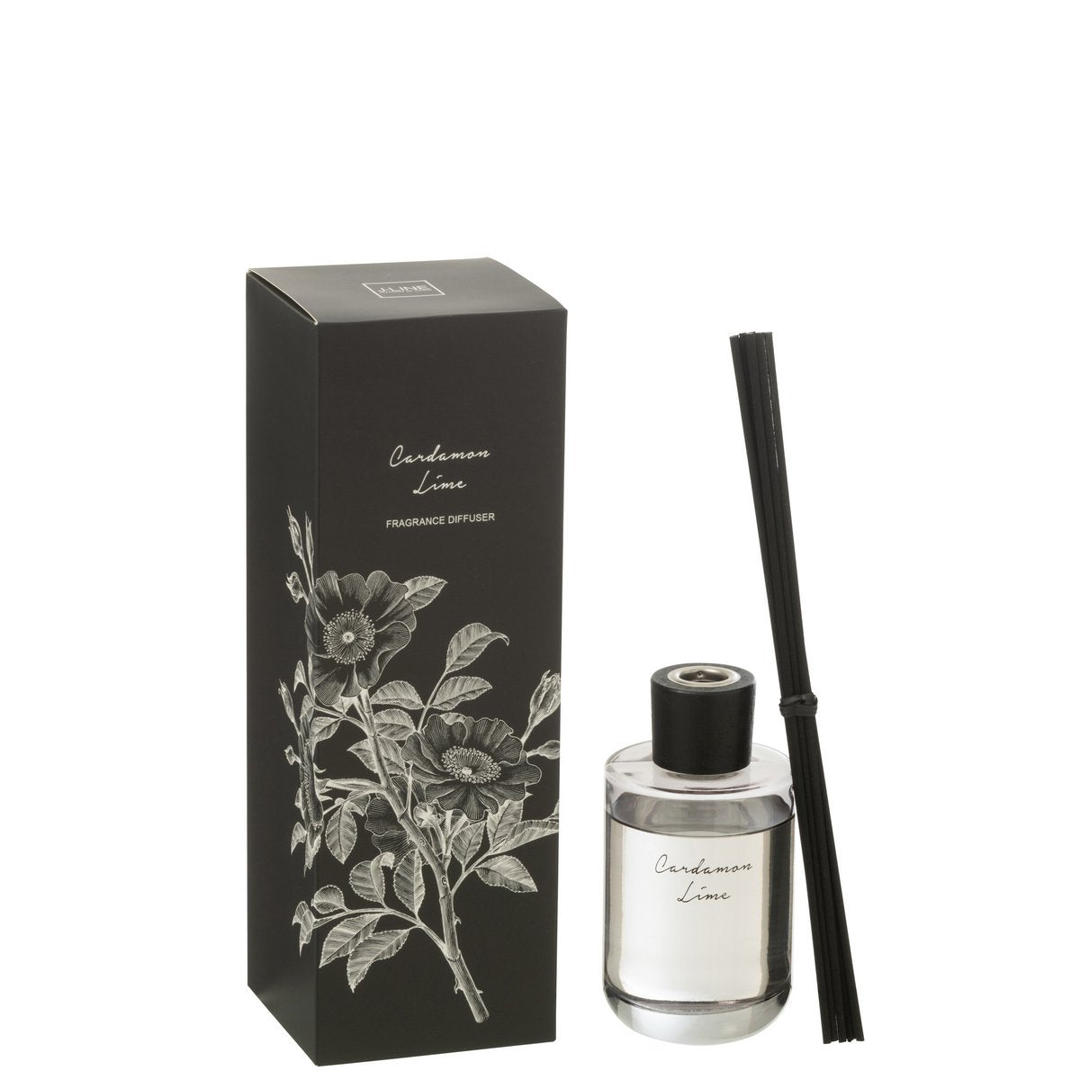 Détail de l'huile parfumée Cardamome Lime, ambiance moderne
