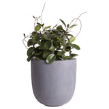 Cache-pot Ducos grand en fiberstone gris