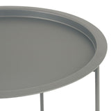 Tableuse Ø 47 H 51 2. Choisissez la table de balcon de table de jardin Terasses Table Round Alberta Metal Small Ver