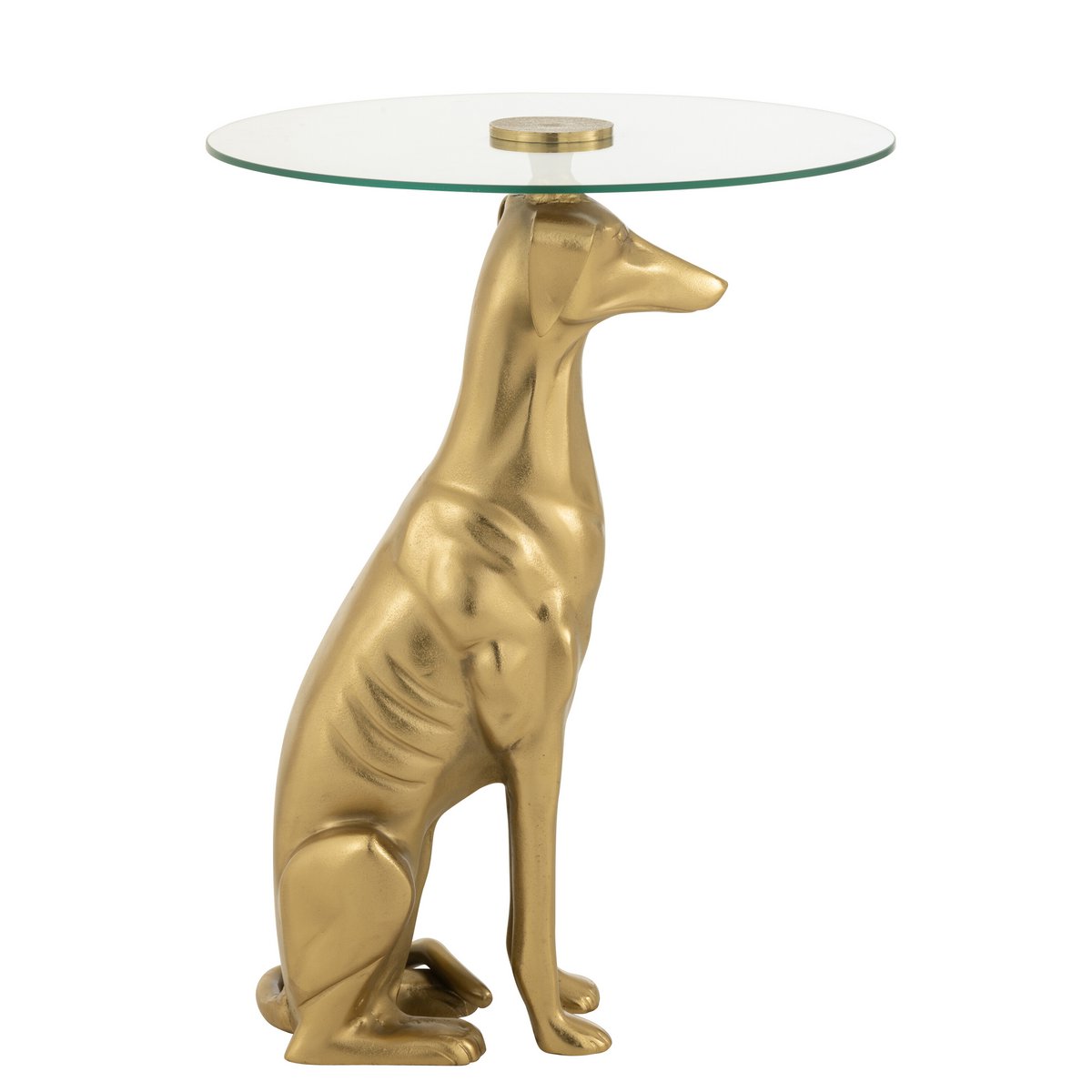 Table d'appoint J-Line Dog avec décor