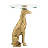 Table d'appoint J-Line Dog avec décor