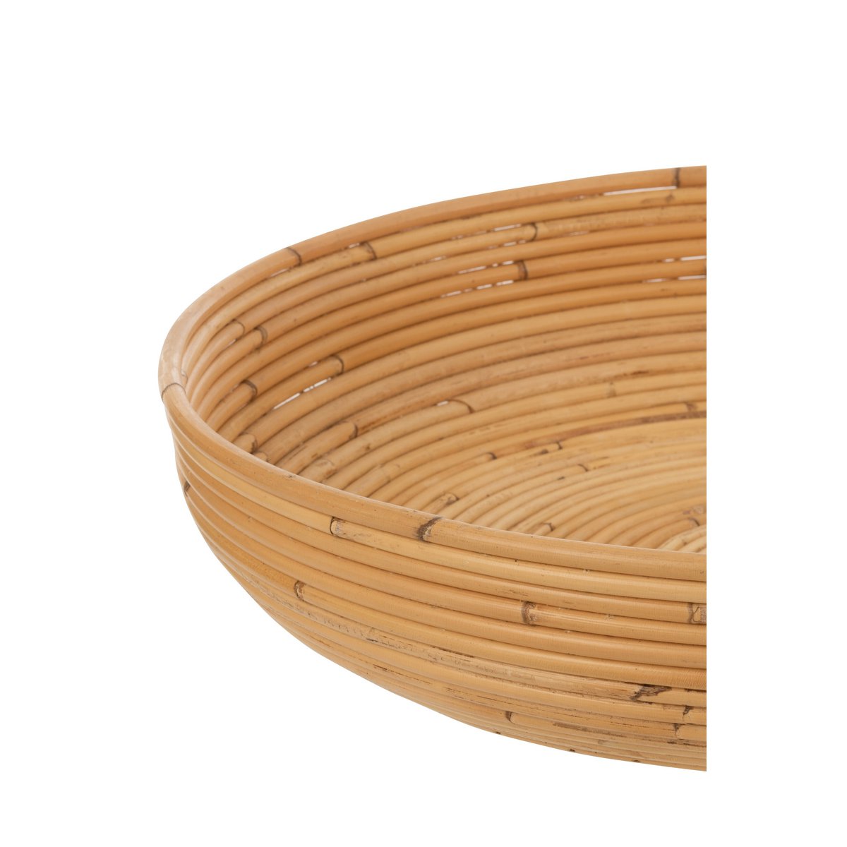 Détail du matériau en jute naturel des bols J-Line