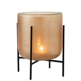 Lanterne Astor J-Line en verre et métal, vue de face
