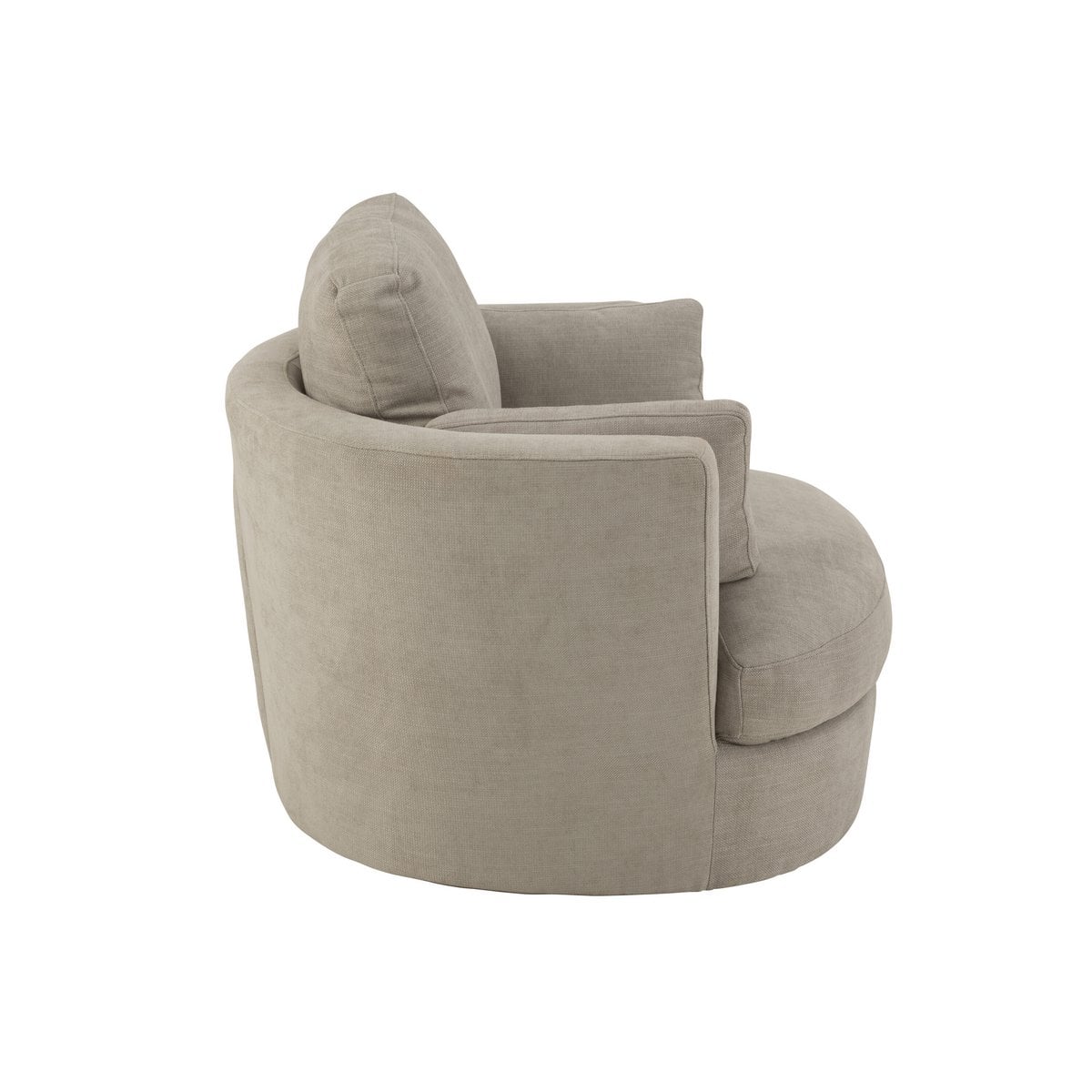Détail du tissu gris de la chaise longue J-Line