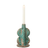 Vase Naga Narrest J-Line en céramique, décoré avec des fleurs