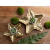Déco Shell Star 2er set Starlight Gold ou Silver Christmas Decorations Aluminium
