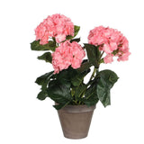 Plante artificielle Hortensia Rose