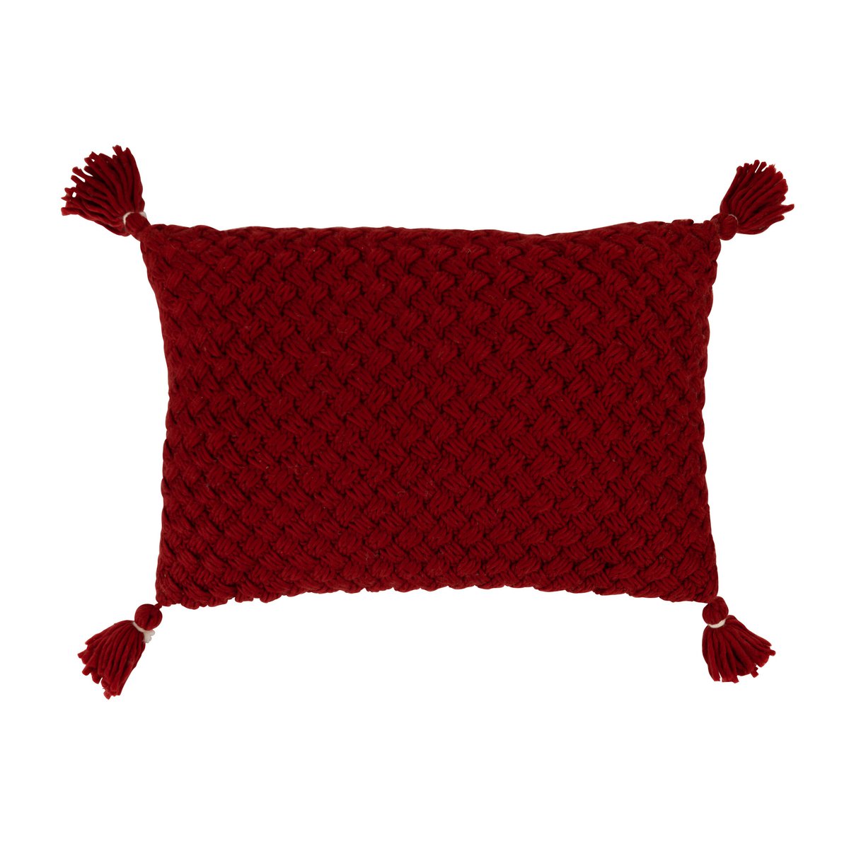 Coussin J-Line rouge, accessoire déco élégant