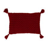 Coussin J-Line rouge, accessoire déco élégant